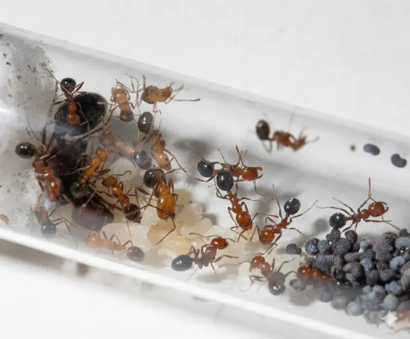 Messor aegyptiacus — Єгипетська мураха-жнець — 1 матка